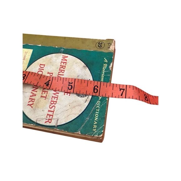 1958 The Mirriam Webster Pocket Dictionary English Language Paperback Book - Picture 10 of 13